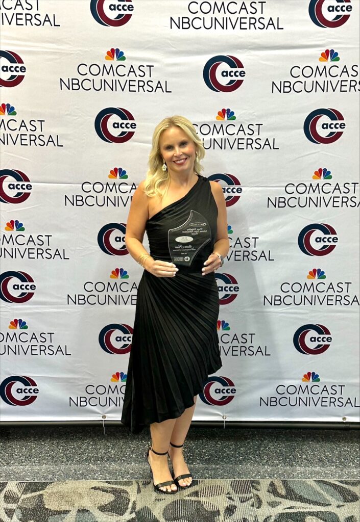 Jessica Hahn with ACCE sales award