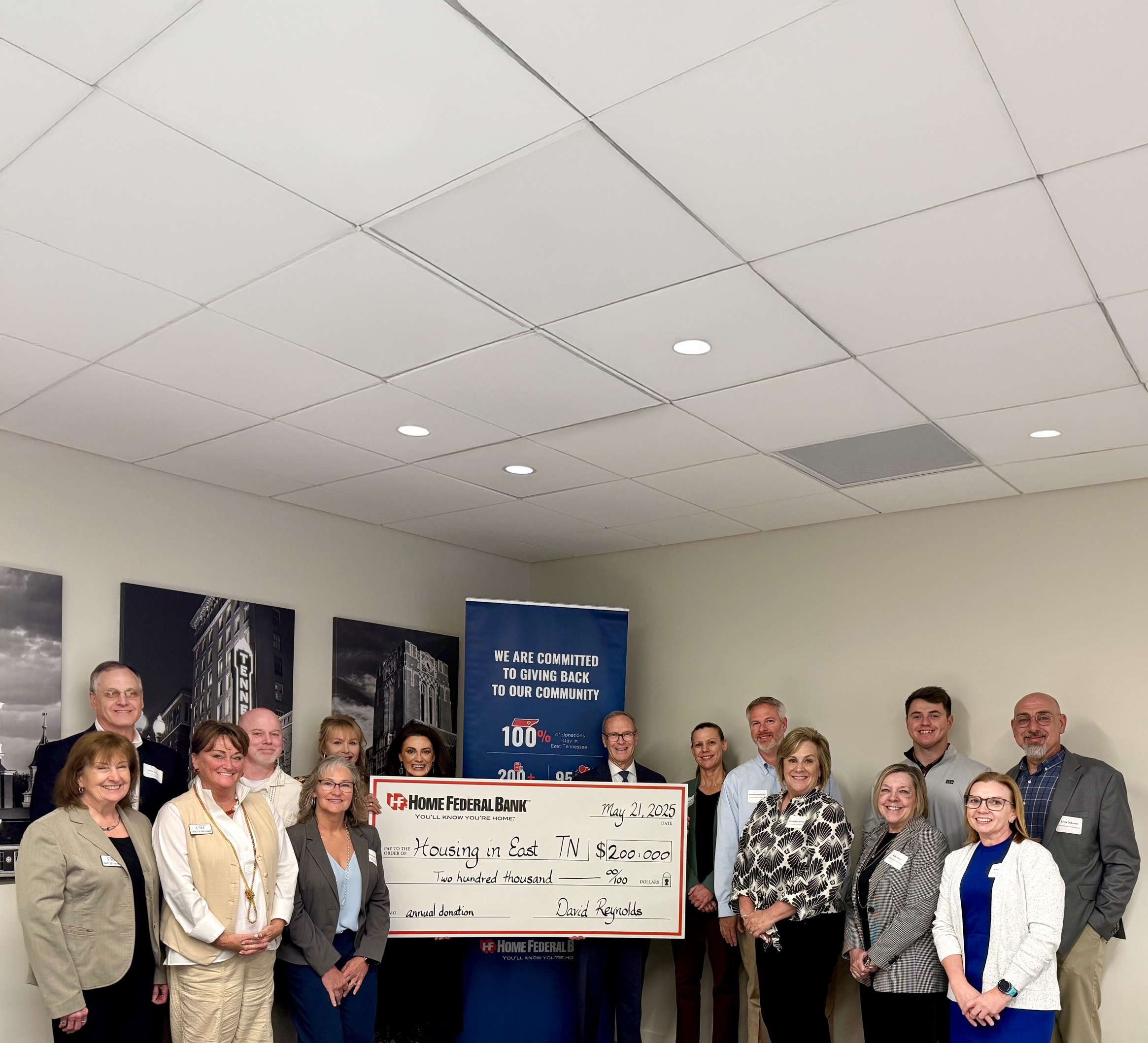 Home Federal Bank announces a $200,000 donation to local nonprofit organizations