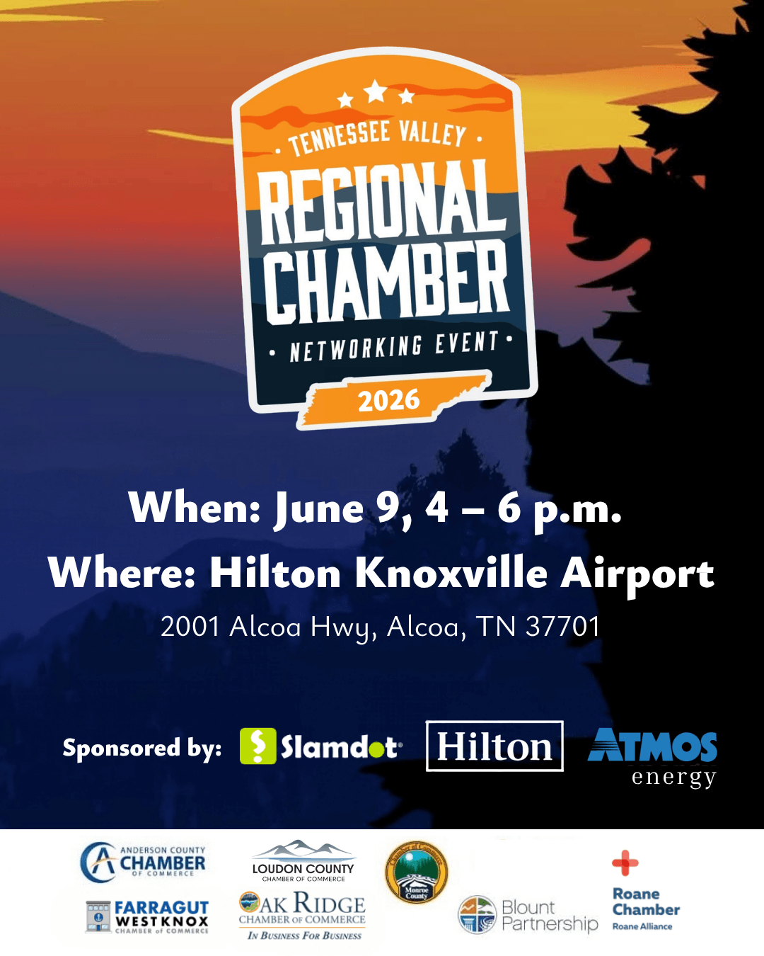 TENNESSEE VALLEY REGIONAL CHAMBER NETWORKING EVENT